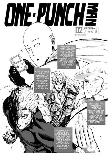 Cover Manga Saitama Vs God