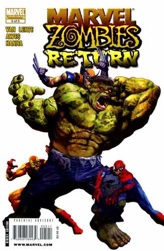 Cover Comic Marvel Zombies Return
